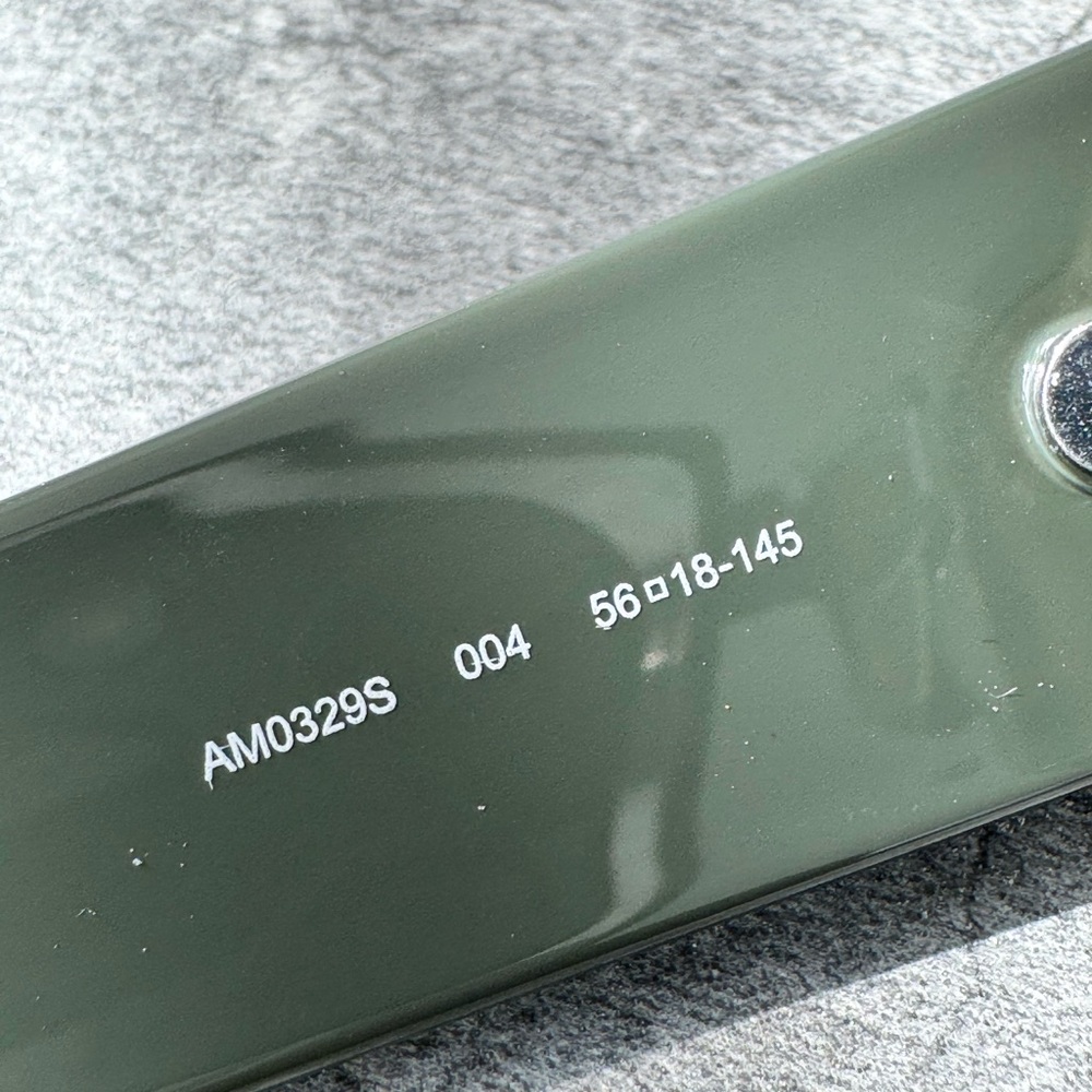 Authentic! Alexander McQueen Olive Sunglasses - Picture 7 of 8
